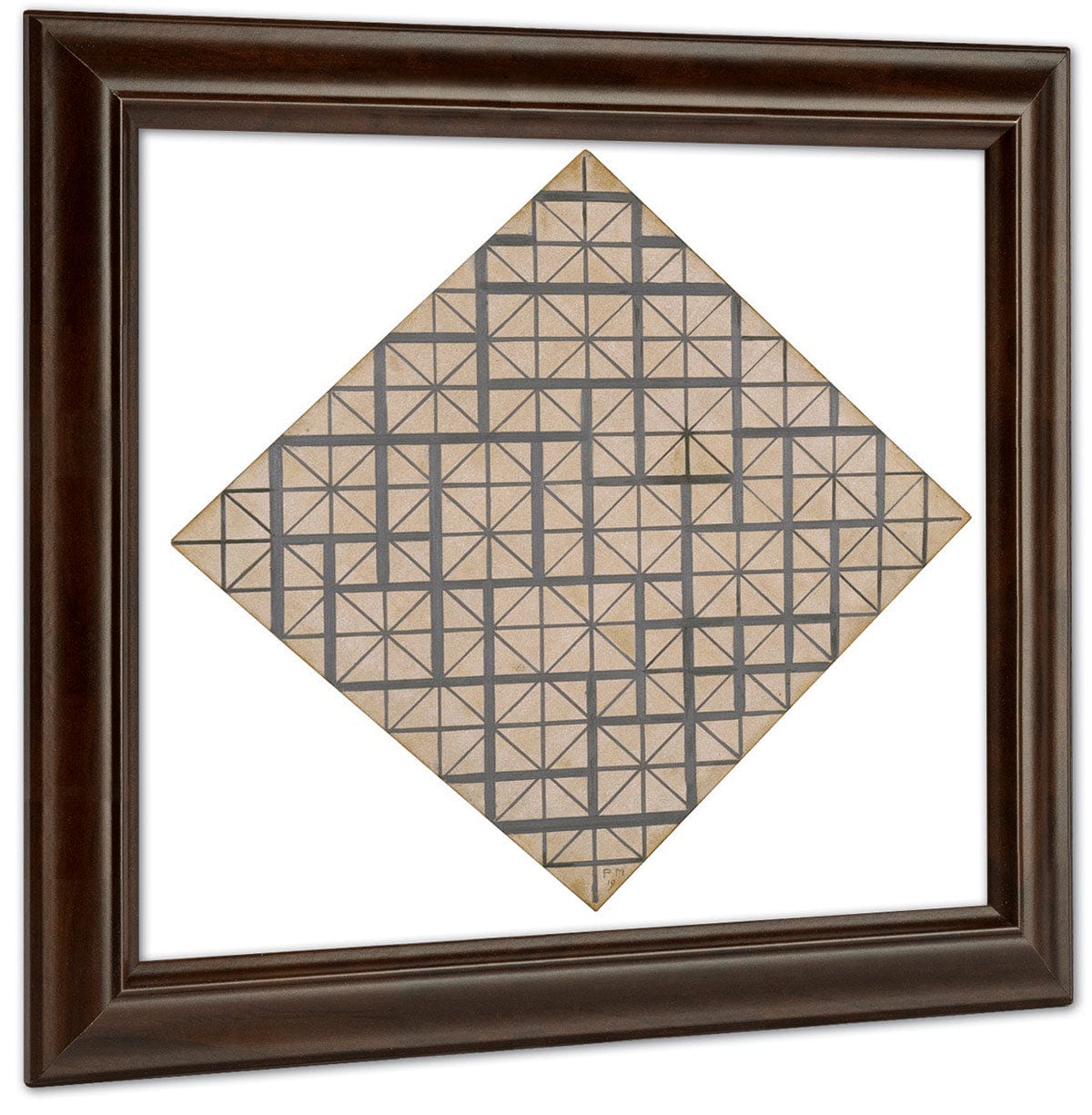 Composition In Black And Gray 1919 By Piet Mondrian Fine Art Print