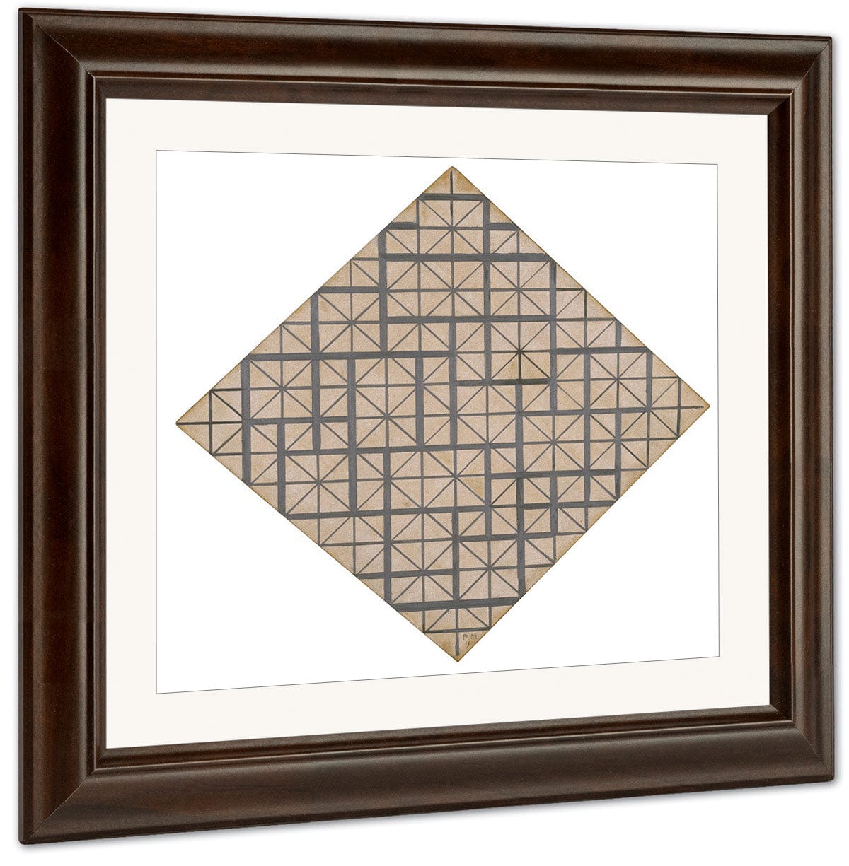 Composition In Black And Gray 1919 By Piet Mondrian Fine Art Print