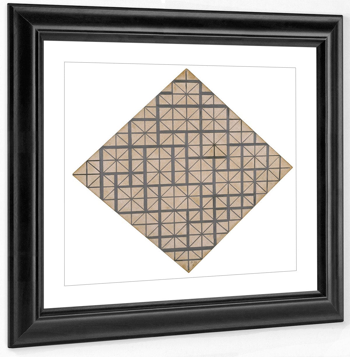 Composition In Black And Gray 1919 By Piet Mondrian Fine Art Print