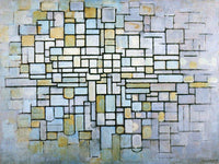 Composition In Blue Gray And Pink 1913 Oil On Canvas 880X1150Mm Kro Ller Mu Ller Museum Otterlo By Piet Mondrian Fine Art Print