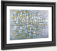 Composition In Blue Gray And Pink 1913 Oil On Canvas 880X1150Mm Kro Ller Mu Ller Museum Otterlo By Piet Mondrian Fine Art Print