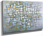 Composition In Blue Gray And Pink 1913 Oil On Canvas 880X1150Mm Kro Ller Mu Ller Museum Otterlo By Piet Mondrian Fine Art Print