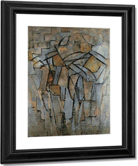 Composition In Grey Blue 1912 1913 Oil On Canvas 795X635Mm Thyssen Bornemisza Collection Lugano By Piet Mondrian Fine Art Print