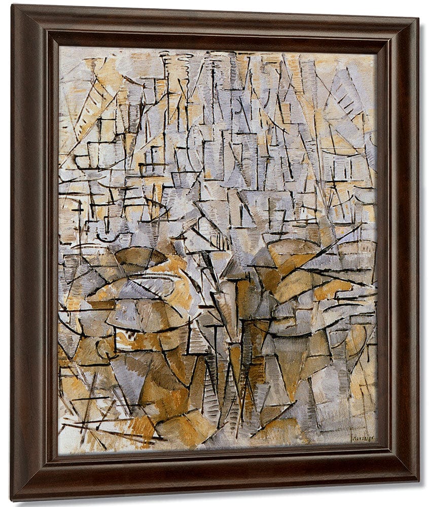 Composition No 3 1912 1913 Oil On Canvas 950X800Mm Haags Gemeentenmuseum Hague By Piet Mondrian Fine Art Print