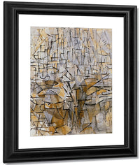 Composition No 3 1912 1913 Oil On Canvas 950X800Mm Haags Gemeentenmuseum Hague By Piet Mondrian Fine Art Print