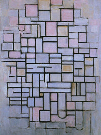 Composition No 6 1914 Oil On Canvas 880X610Mm Haags Gemeentenmuseum By Piet Mondrian Fine Art Print