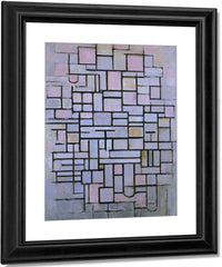 Composition No 6 1914 Oil On Canvas 880X610Mm Haags Gemeentenmuseum By Piet Mondrian Fine Art Print