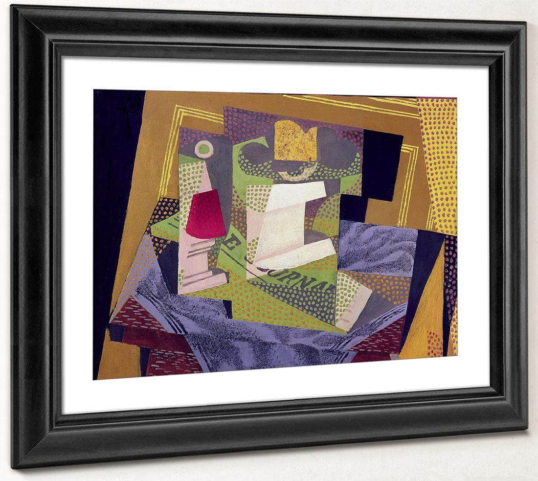 Composition On A Table By Juan Gris Fine Art Print
