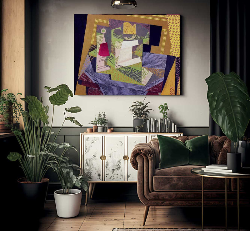 Composition On A Table By Juan Gris Fine Art Print