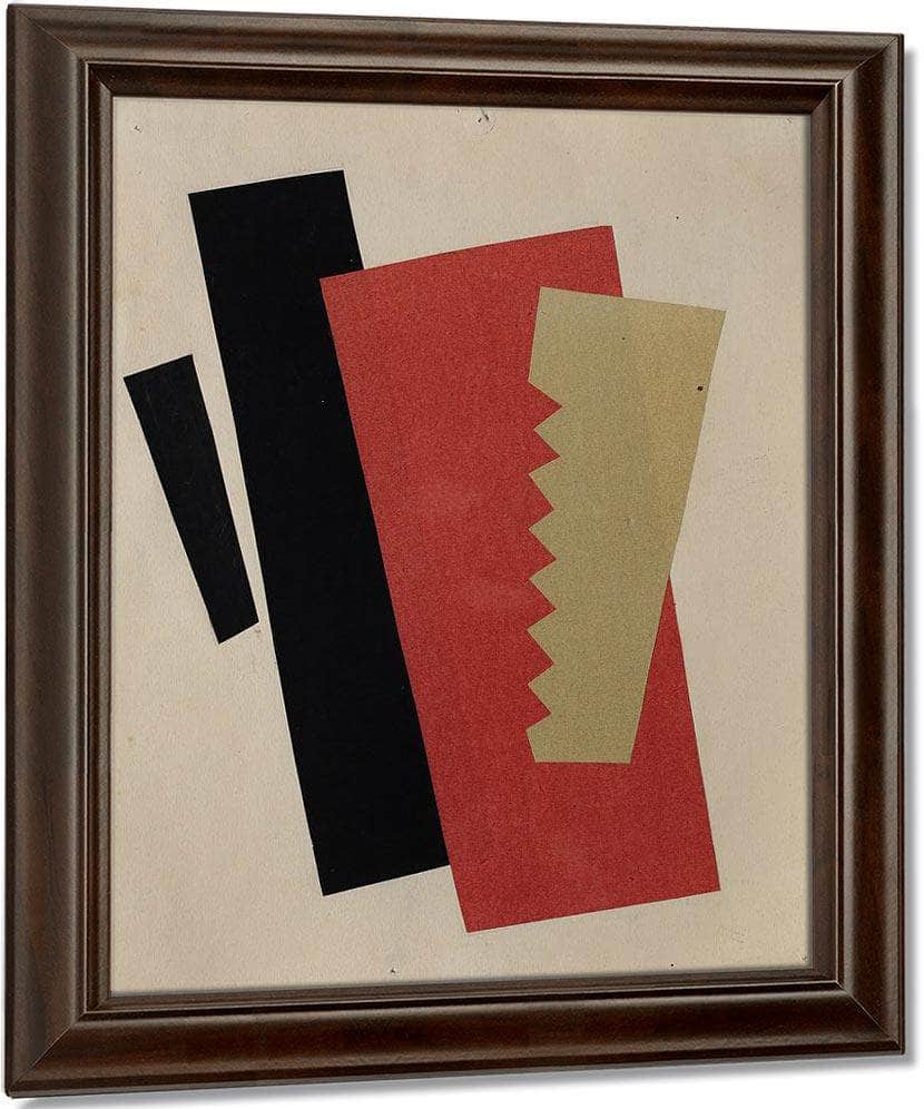 Composition Red Black Gold 1920 29X23Cm Berardo Collection Museum 102 459 By Liubov Popova Fine Art Print