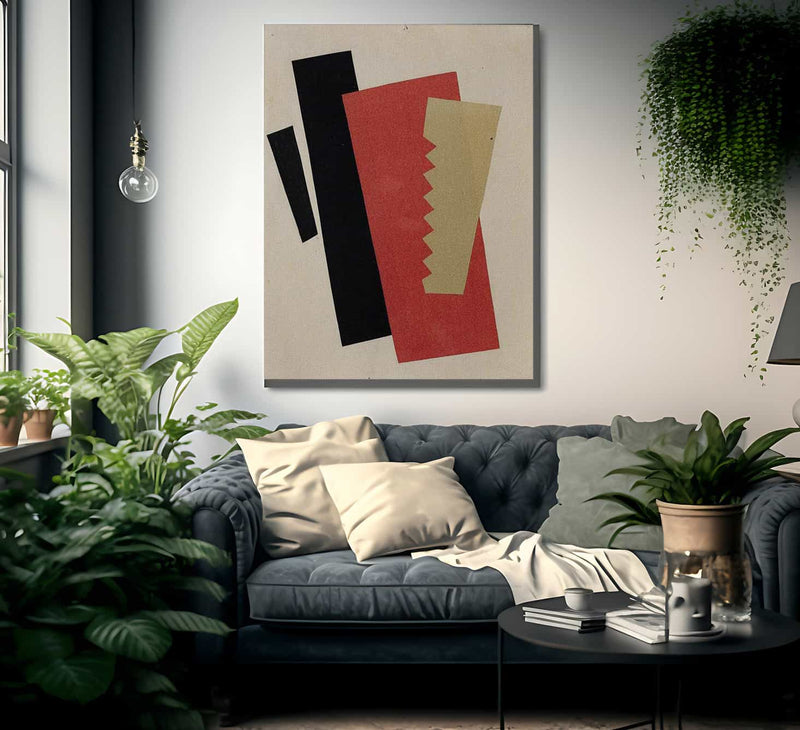 Composition Red Black Gold 1920 29X23Cm Berardo Collection Museum 102 459 By Liubov Popova Fine Art Print