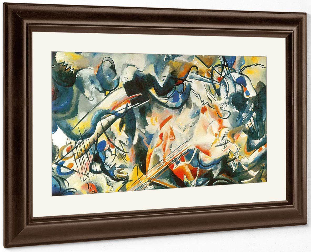 Composition Vi 1913 By Wassily Kandin Print, Canvas Art, Framed