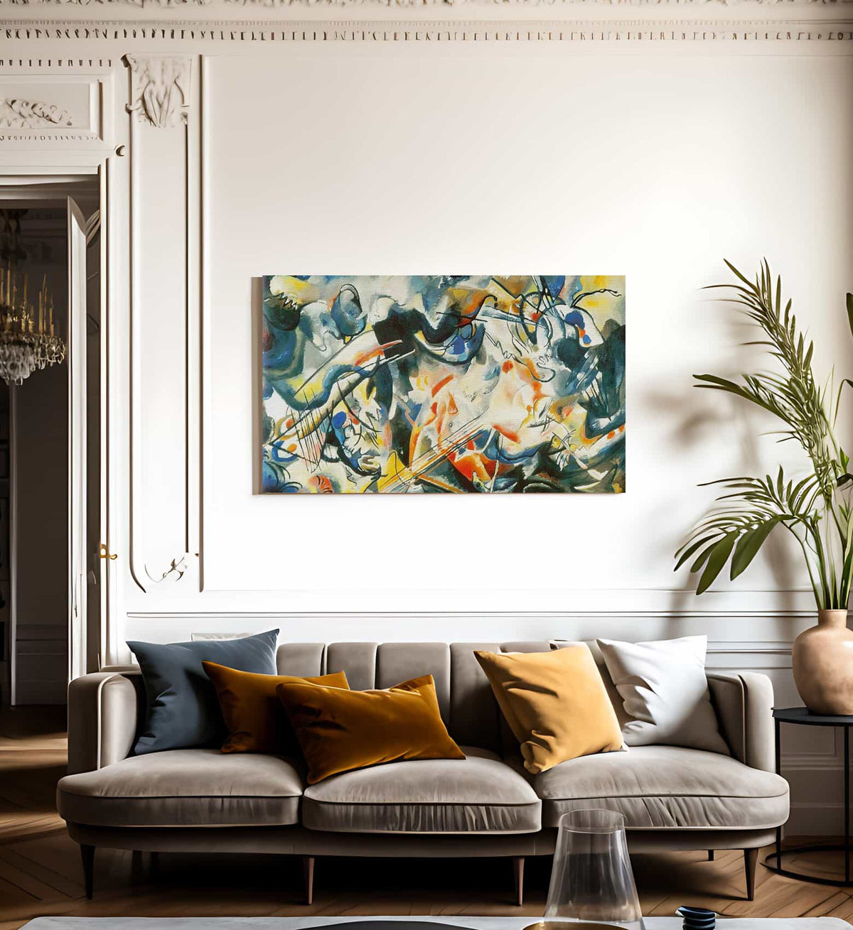 Composition Vi 1913 By Wassily Kandinsky Fine Art Print