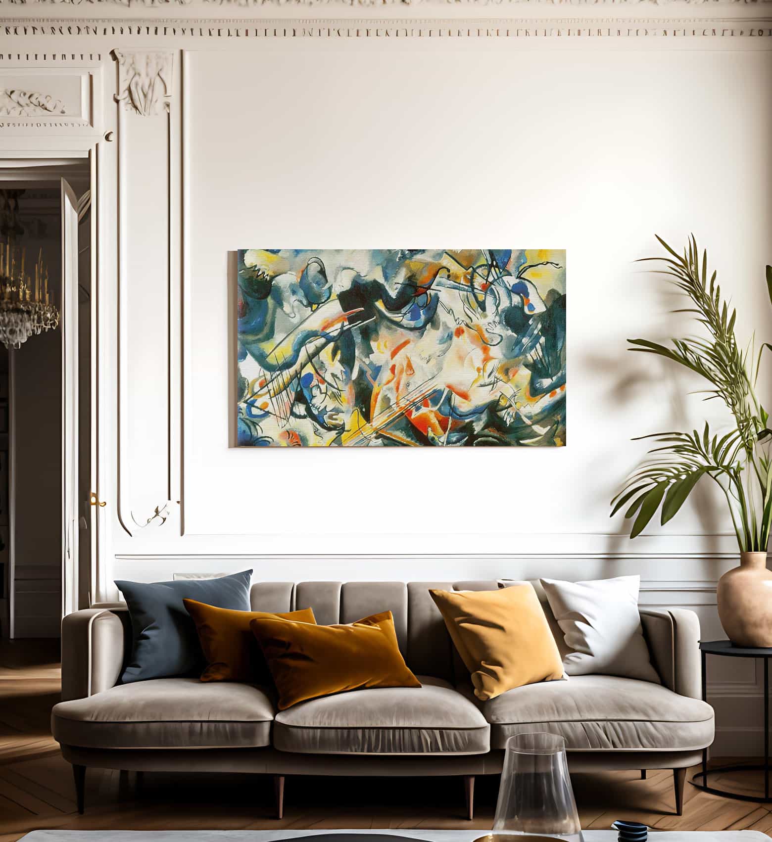 Composition Vi 1913 By Wassily Kandinsky Fine Art Print