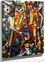 Composition With Figures 1913 160X124 3Cm By Liubov Popova Fine Art Print