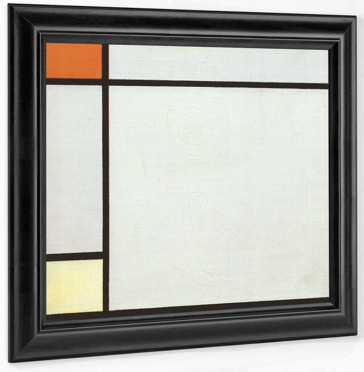 Composition With Red Yellow And Blue 1927 Oil On Canvas Private Collection By Piet Mondrian Fine Art Print