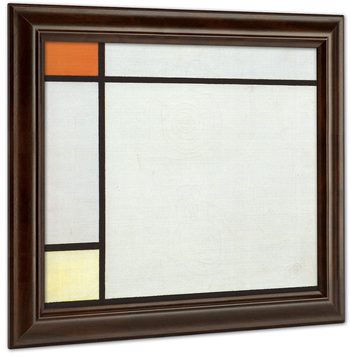 Composition With Red Yellow And Blue 1927 Oil On Canvas Private Collection By Piet Mondrian Fine Art Print