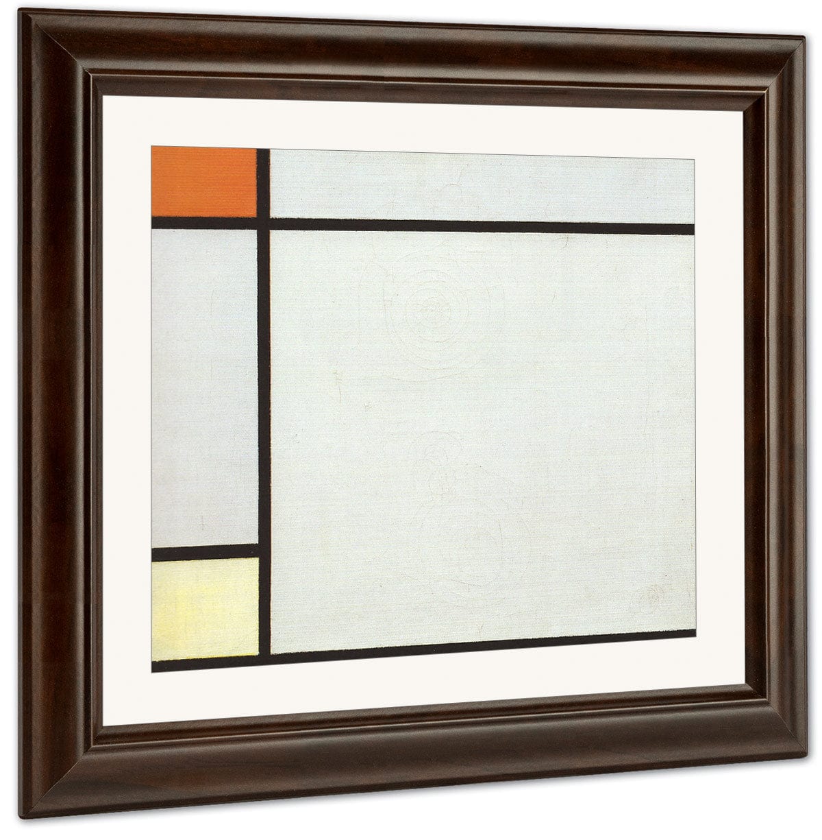 Composition With Red Yellow And Blue 1927 Oil On Canvas Private Collection By Piet Mondrian Fine Art Print