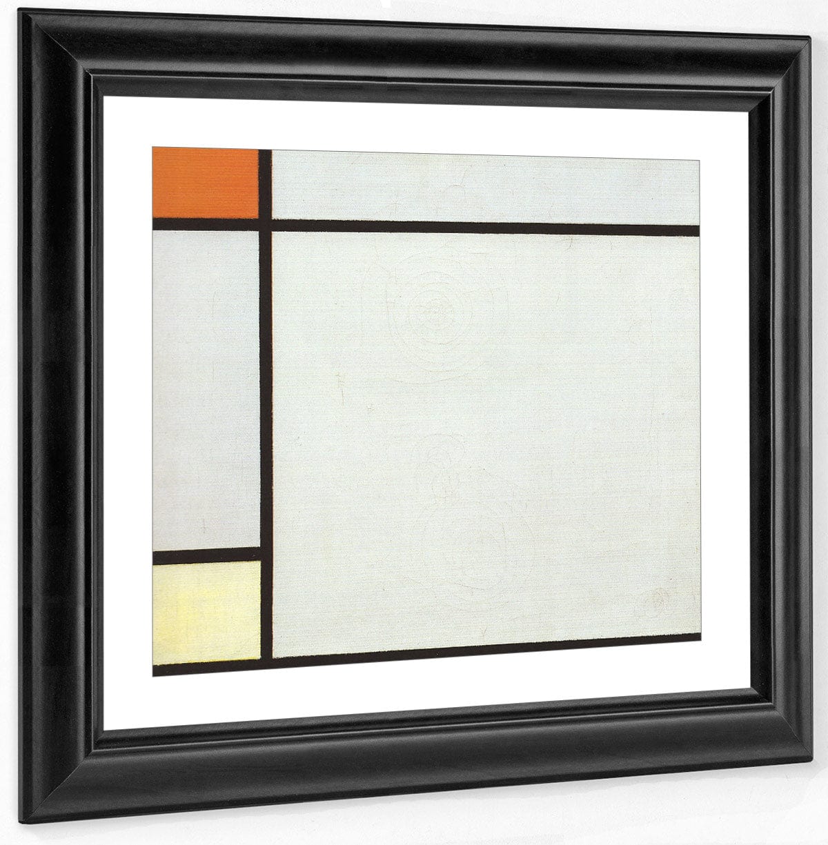 Composition With Red Yellow And Blue 1927 Oil On Canvas Private Collection By Piet Mondrian Fine Art Print