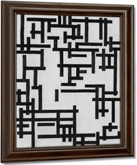 Composition Xiii 1918 By Theo Van Doesburg Fine Art Print