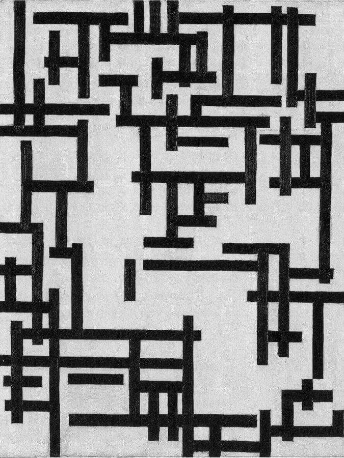 Composition Xiii 1918 By Theo Van Doesburg Fine Art Print