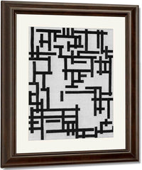 Composition Xiii 1918 By Theo Van Doesburg Fine Art Print