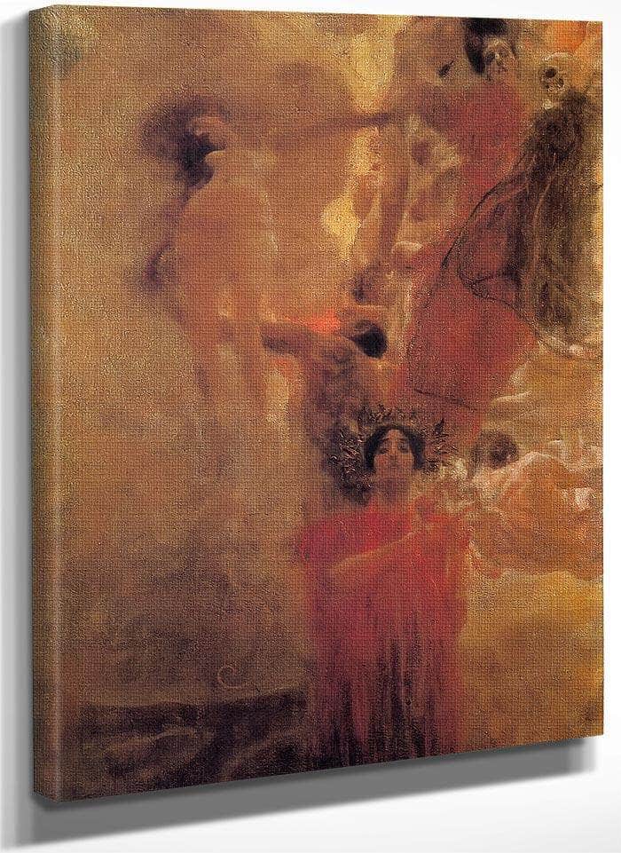 Compositional Project For Medicine By Gustav Klimt Fine Art Print