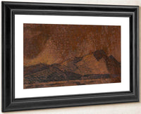 Compositions For Paintings Tucson Arizona (A Group Of Three) By Maynard Dixon Fine Art Print