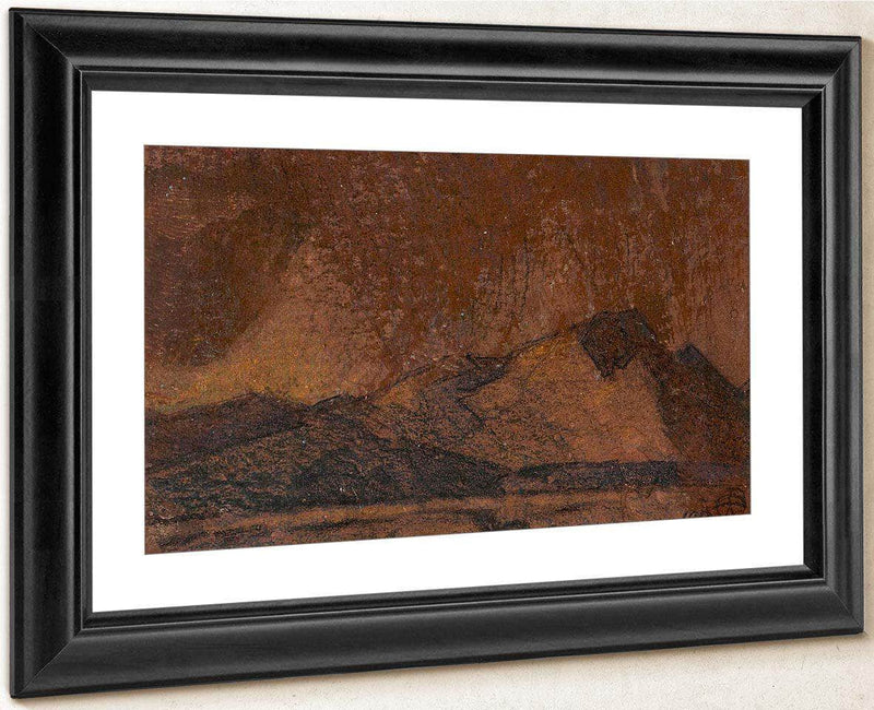 Compositions For Paintings Tucson Arizona (A Group Of Three) By Maynard Dixon Fine Art Print