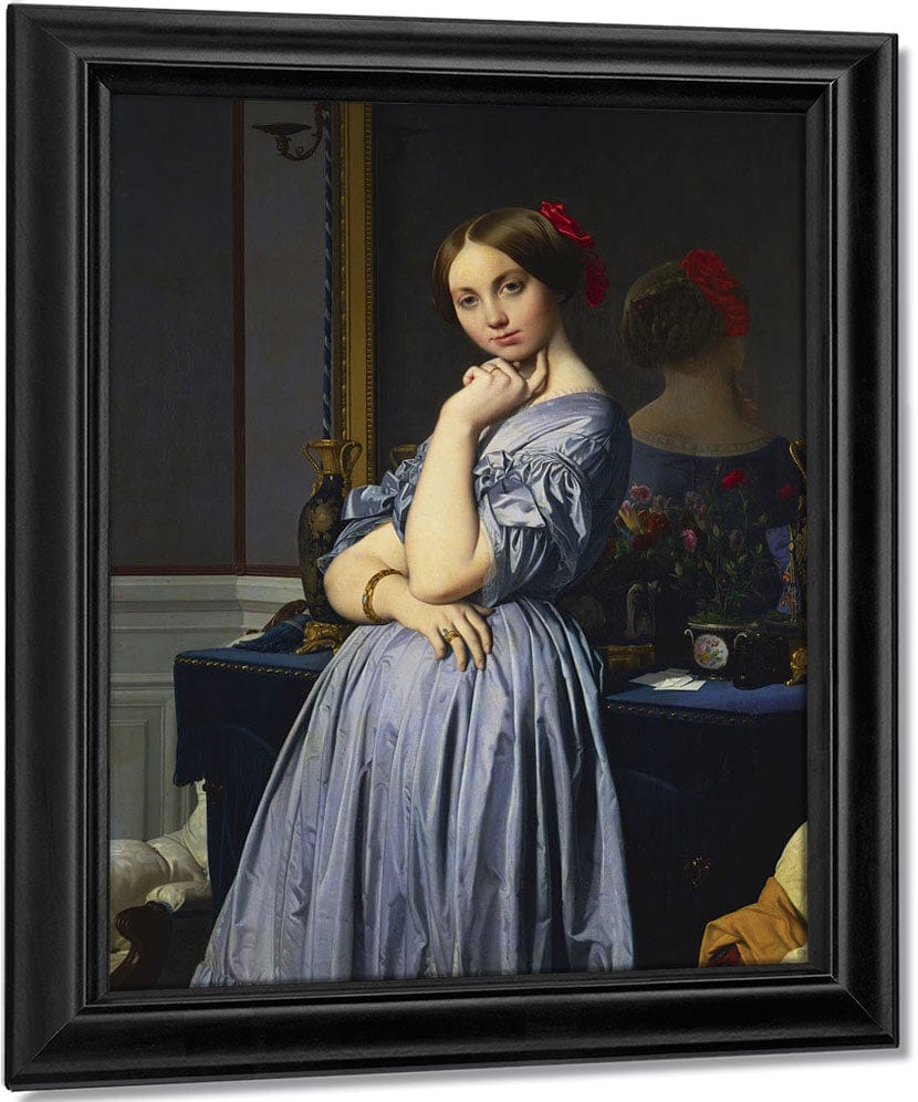 Comtesse D'haussonville By Jean Auguste Dominique Ingres Fine Art Print