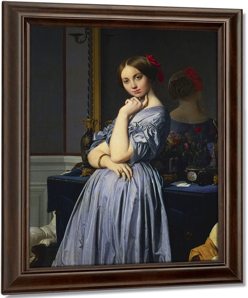 Comtesse D'haussonville By Jean Auguste Dominique Ingres Fine Art Print