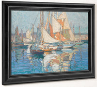 Concarneau Harbor By Edgar Payne Fine Art Print