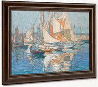 Concarneau Harbor By Edgar Payne Fine Art Print