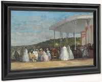 Concert At The Casino Of Deauville By Eugene Boudin Fine Art Print