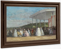 Concert At The Casino Of Deauville By Eugene Boudin Fine Art Print