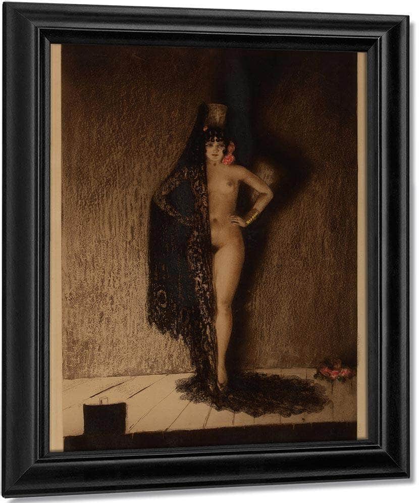 Conchita 1929 By Louis Icart Fine Art Print