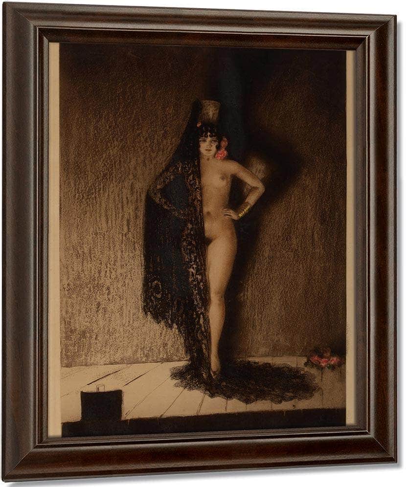 Conchita 1929 By Louis Icart Fine Art Print