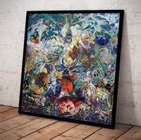 Coney Island American Dreamland Painting Joseph Stella Canvas Art Fine Art Print