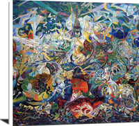 Coney Island American Dreamland Painting Joseph Stella Canvas Art Fine Art Print