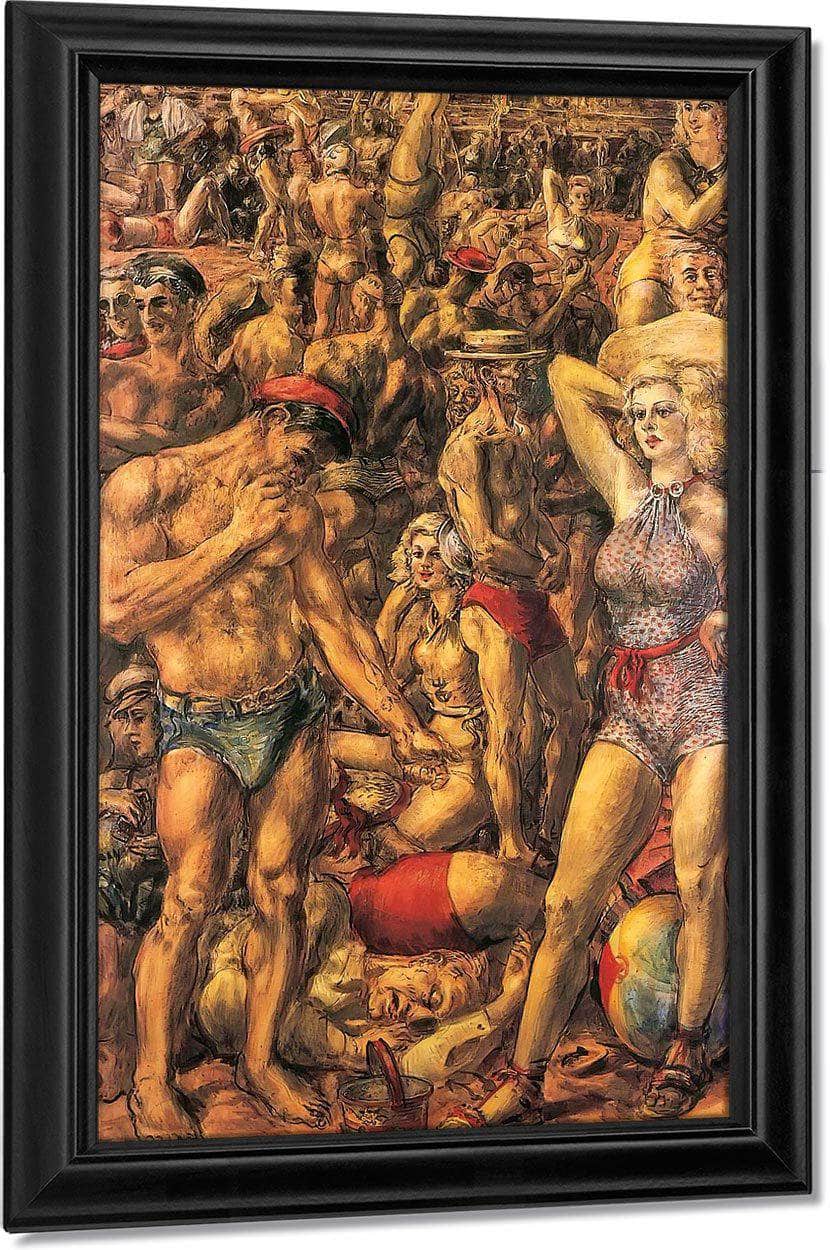 Coney Island By Reginald Marsh Fine Art Print