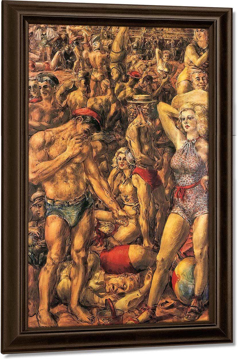 Coney Island By Reginald Marsh Fine Art Print