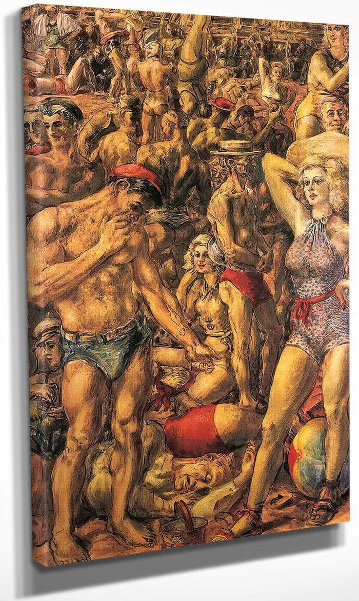 Coney Island By Reginald Marsh Fine Art Print