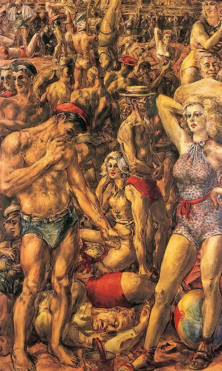 Coney Island By Reginald Marsh Fine Art Print
