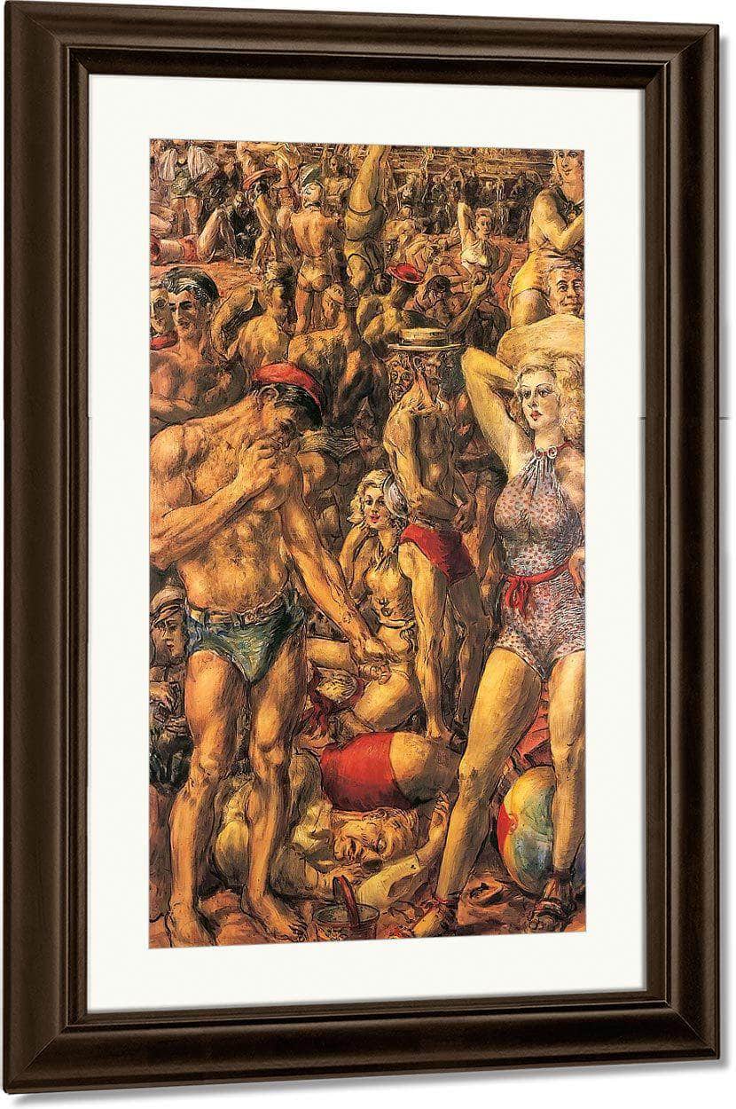 Coney Island By Reginald Marsh Fine Art Print