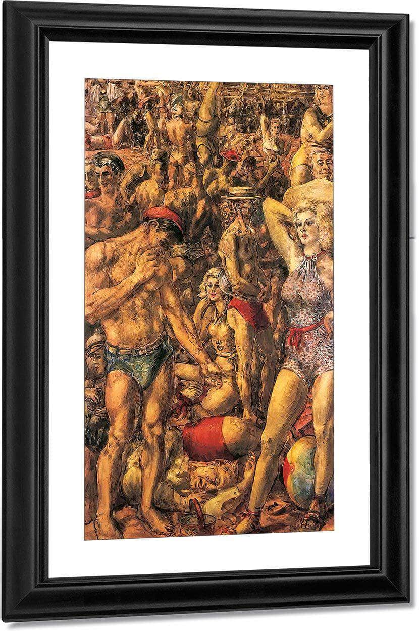 Coney Island By Reginald Marsh Fine Art Print