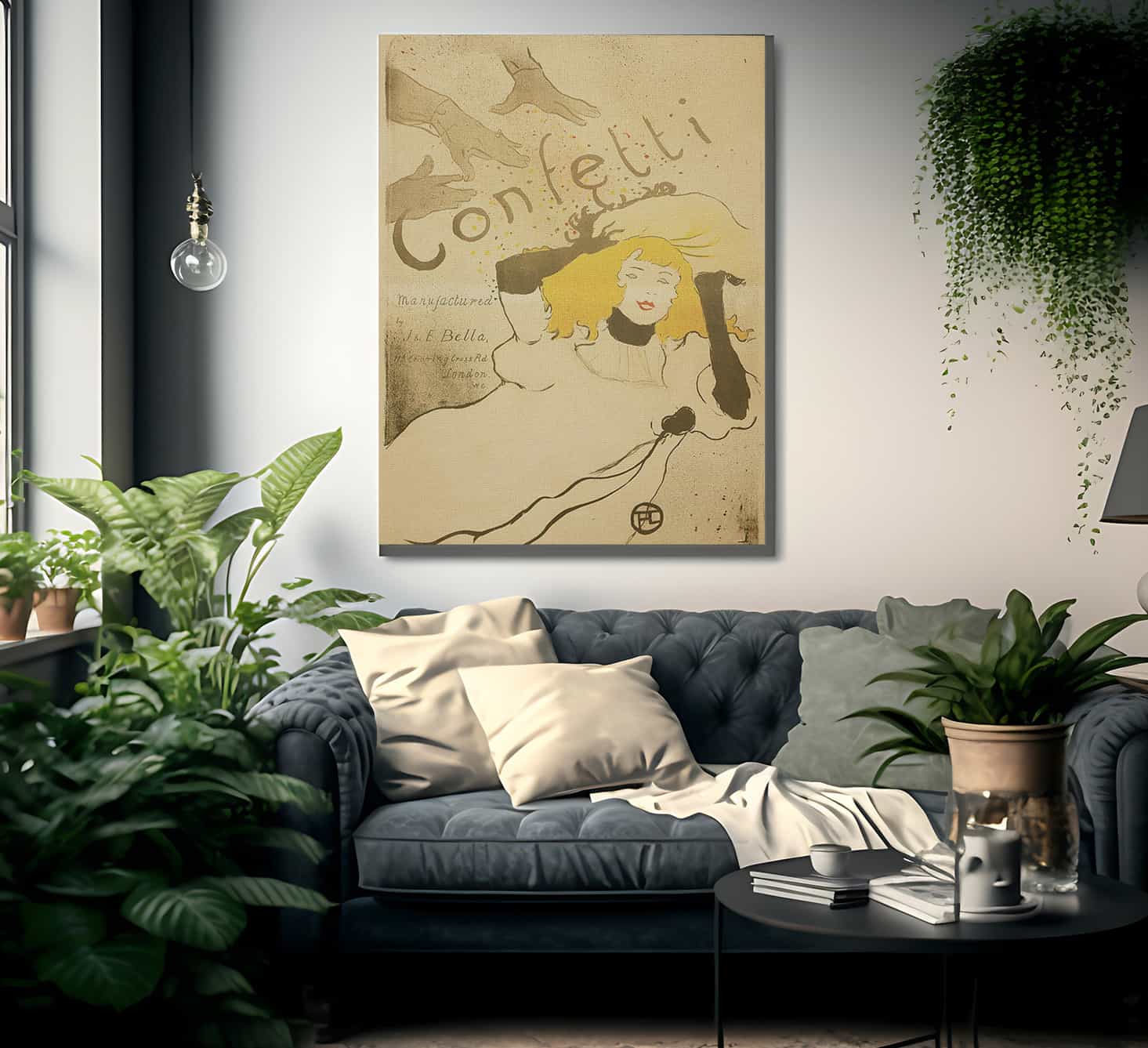 Confetti 2 By Henri Marie Raymond De Toulouse Lautrec Monfa Fine Art Print