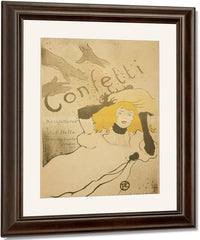 Confetti 2 By Henri Marie Raymond De Toulouse Lautrec Monfa Fine Art Print