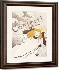 Confetti By Henri Marie Raymond De Toulouse Lautrec Monfa Fine Art Print