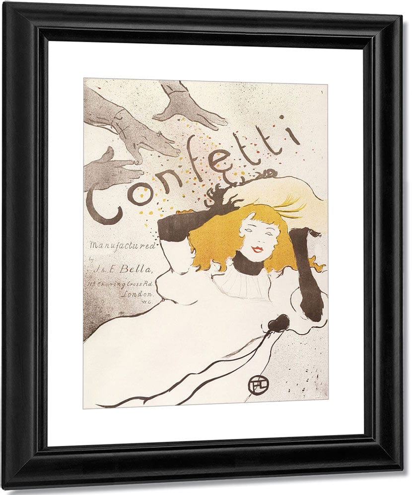 Confetti By Henri Marie Raymond De Toulouse Lautrec Monfa Fine Art Print