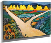 Confluence Point By August Macke Fine Art Print